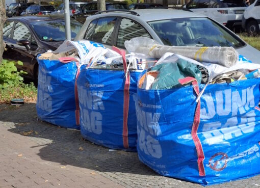 Big-Bags mit Bauabfall